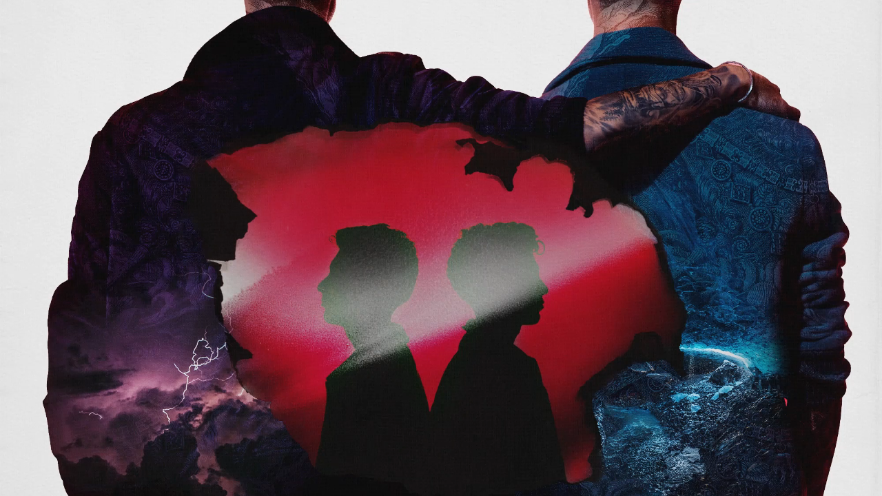 Final First of Two composition combining silhouettes and portraits
